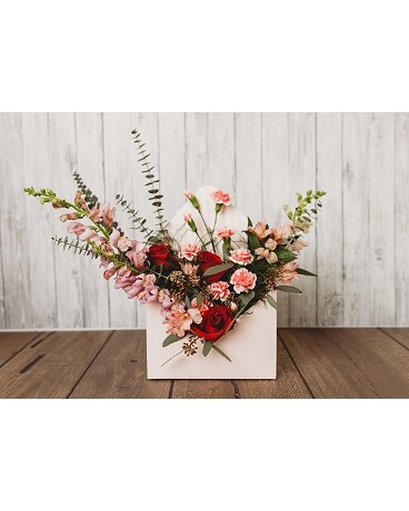 Flower Letter Flower Arrangement