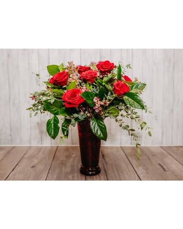 Premium Short Stem Roses Flower Arrangement
