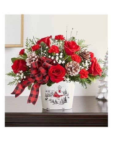 Countryside Christmas Bouquet Flower Arrangement