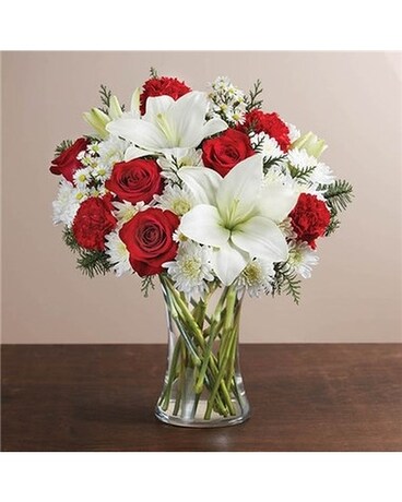Holiday Charm Flower Arrangement
