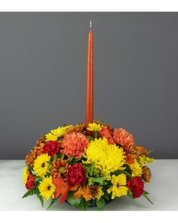 Thanksgiving Special Centerpiece Flower Arrangement