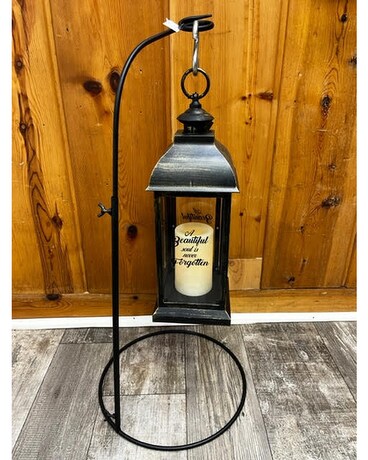 Sympathy Lantern with Stand Sympathy Arrangement