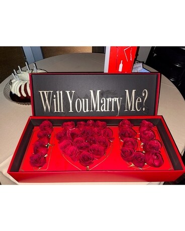 I Love You flower box Flower Arrangement