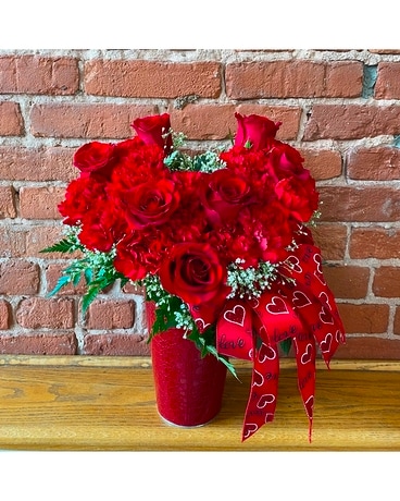 Madly in Love (Red) Flower Arrangement