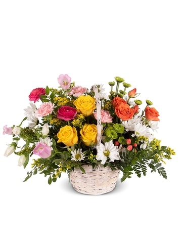 Secret Garden Basket Arrangement