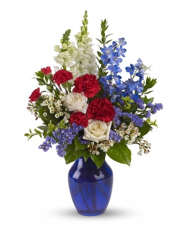 Sea to Shining Sea Flower Arrangement