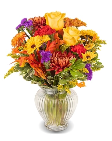 Harvest Hoorah Flower Arrangement
