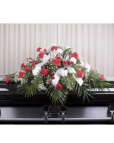 V1 Casket Spray Funeral Casket Spray Flowers