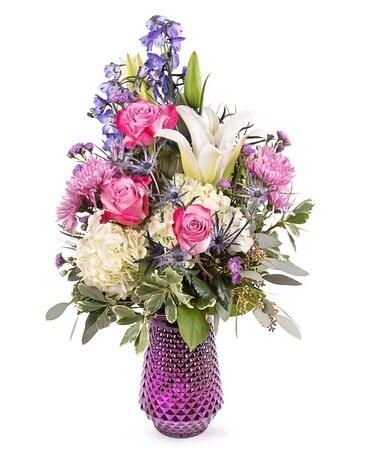 Lavender Love Flower Arrangement