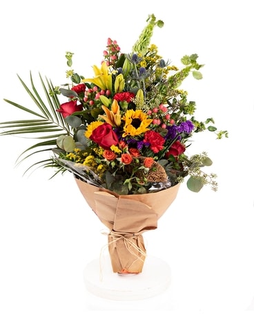 Premium Festive Hand-Tied Bouquet Flower Arrangement