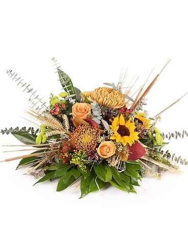 Bounti-fall Centerpiece Flower Arrangement