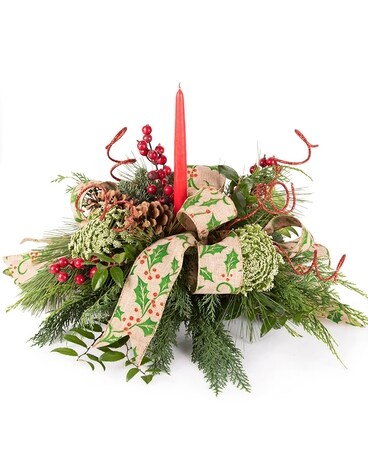Home For The Holidays Flower Arrangement