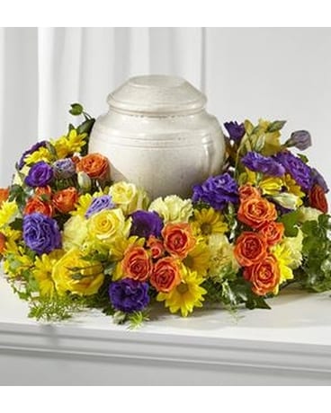 Blossoms of Remembrance Cremation Adornment Flower Arrangement