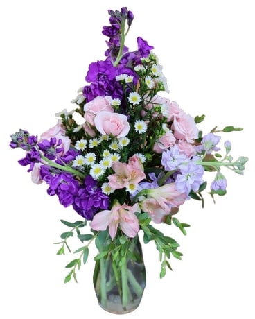 Lavender Garden Flower Arrangement