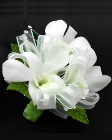 White Orchid Corsage (wrist) Corsage