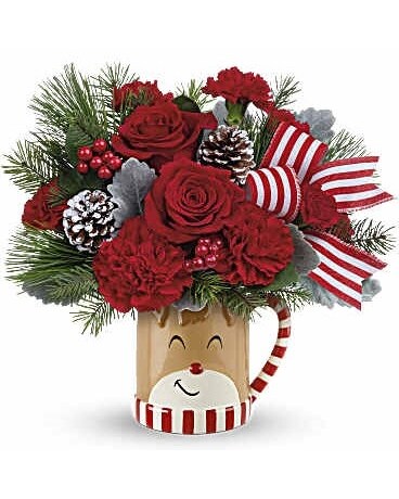 Send a Hug North Pole Penguin Bouquet Flower Arrangement