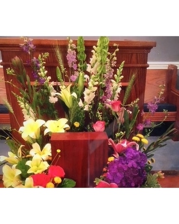 Let The Light Beam Down Funeral Arrangement