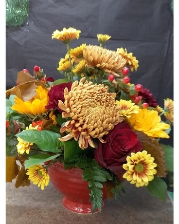 Festive Table Piece Flower Arrangement