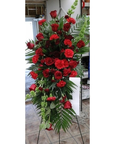 Care and Compassion Funeral Spray Wreath