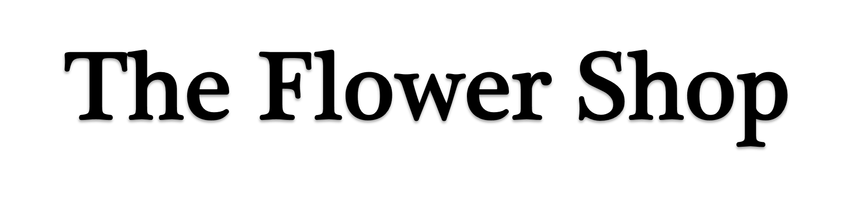 The Flower Shop - Logo