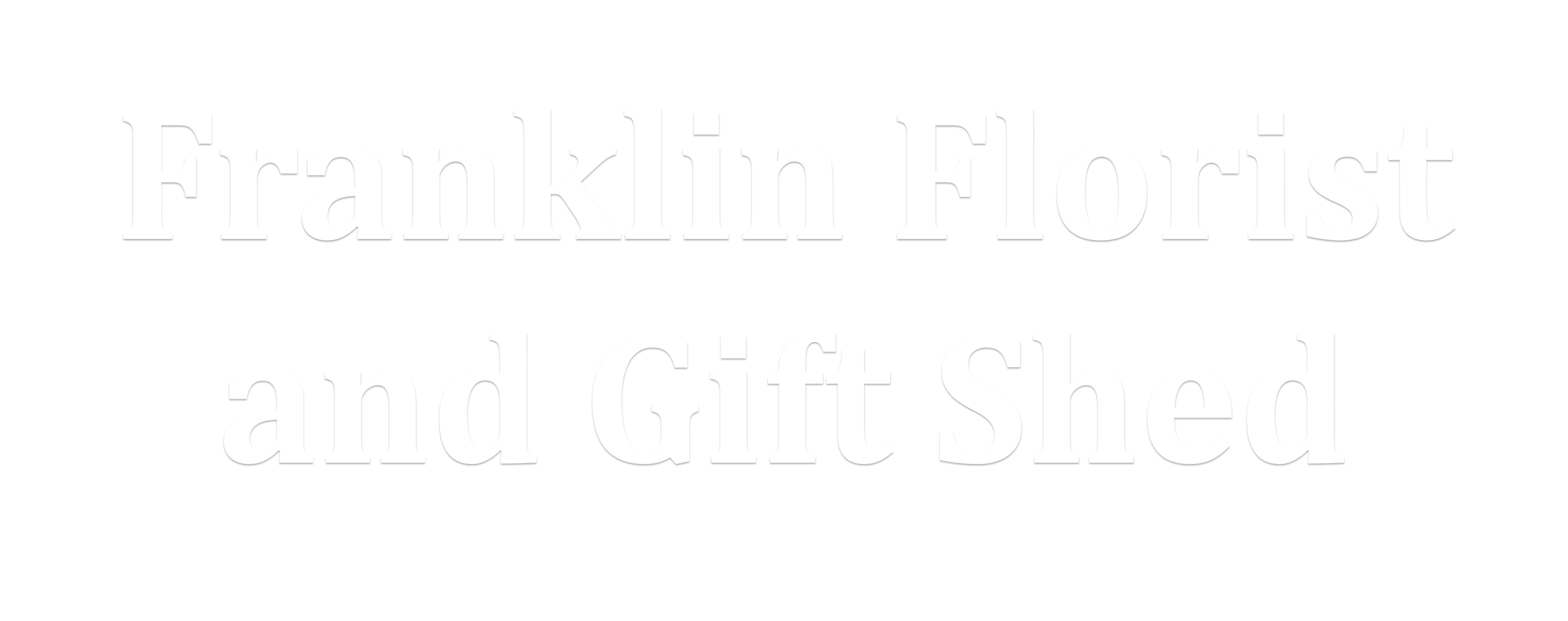 Franklin Florist and Gift Shed - Logo
