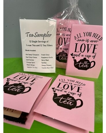 Tea Collection Flower Arrangement