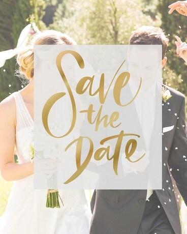 Save the Date! Wedding Arrangement
