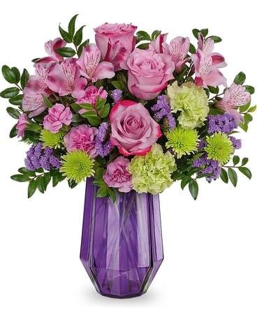Geometric Rose Bouquet Flower Arrangement