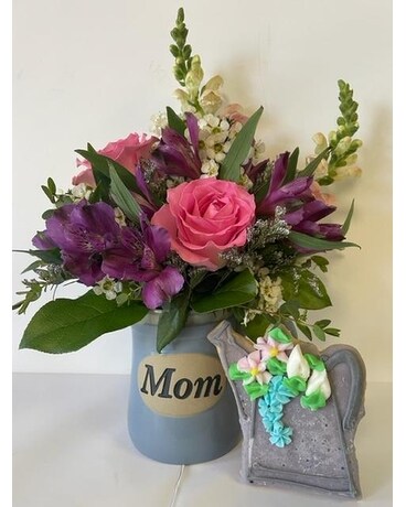 Mom Mug Gift Set Flower Arrangement