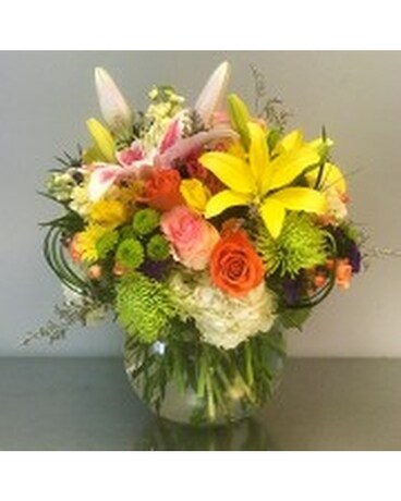 Elegant & Lush Serenity Flower Arrangement