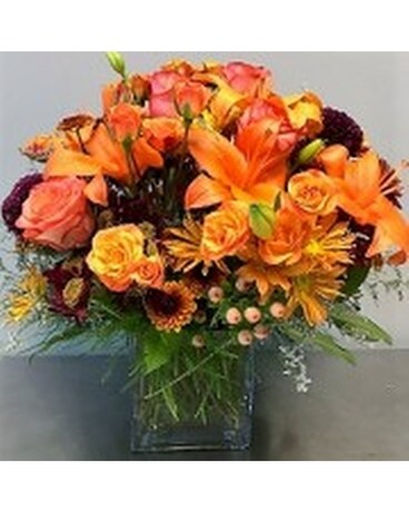 Brilliant Sunset Flower Arrangement