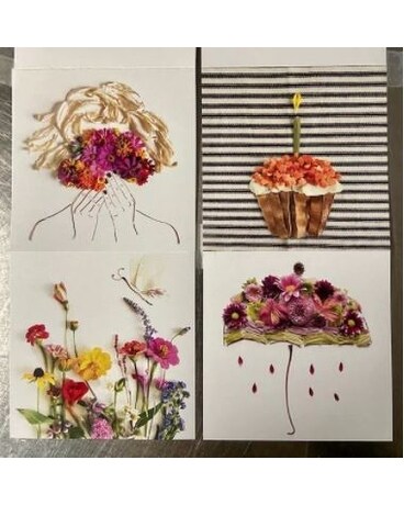 Artisan Card Flower Arrangement