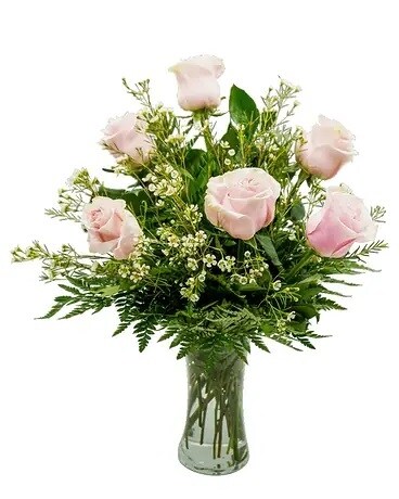 Bashful Blush Flower Arrangement