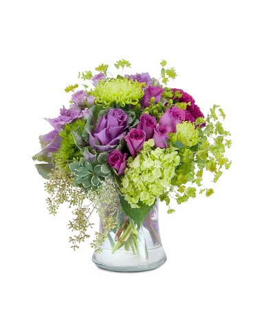 Magenta Mystery Flower Arrangement