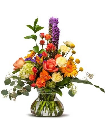 Shimmering Papaya Flower Arrangement