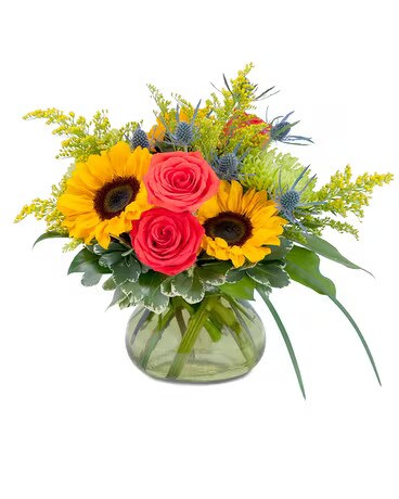 Sunlit Beauty Flower Arrangement