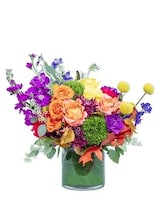 Deluxe - flowers added for the "star WOW" size, 16 inches height and 15 inches wide.