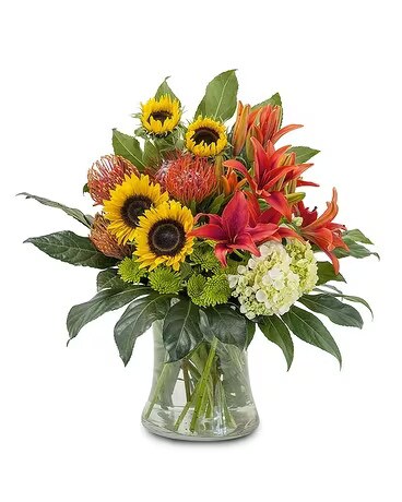 Harvest Sun Flower Arrangement
