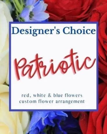 Designer's Choice - Patriotic Flower Arrangement