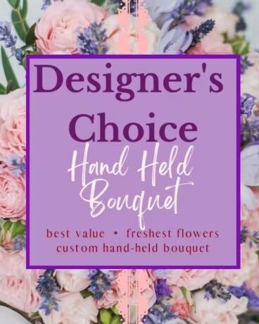 Designer's Choice - Hand Held Bouquet Flower Arrangement