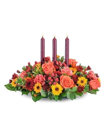 Pumpkin Glow Flower Arrangement