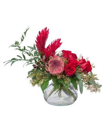 A Touch of Tropics Flower Arrangement