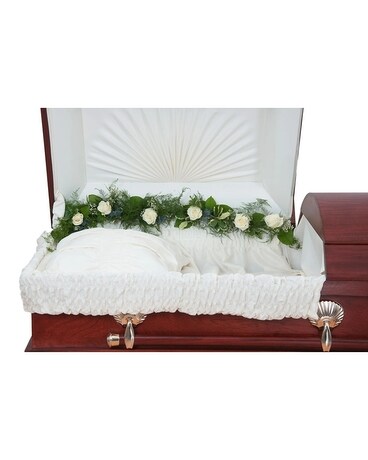 Rose Garland, Casket Insert Flower Arrangement