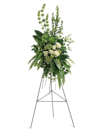 Forever At Peace Spray Flower Arrangement