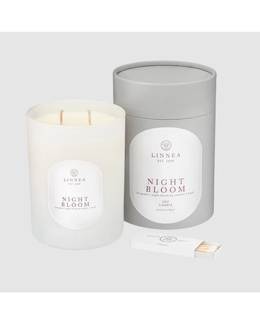 Linnea Night Bloom 2 Wick Candle Jar Candle