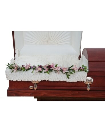 Forever Cherished Garland Flower Arrangement