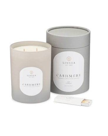 Linnea Cashmere 2 Wick Candle Jar Candle