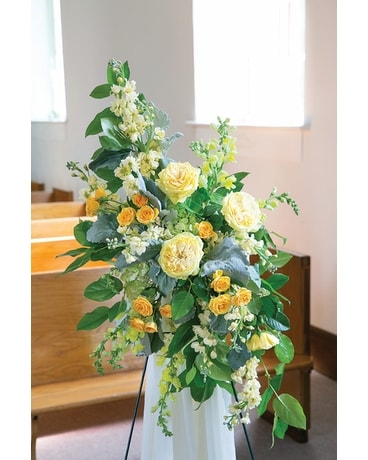Eternal Sunshine Easel Sympathy Arrangement