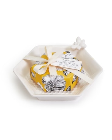 Bee Clean Honey Soap with Dish Gifts