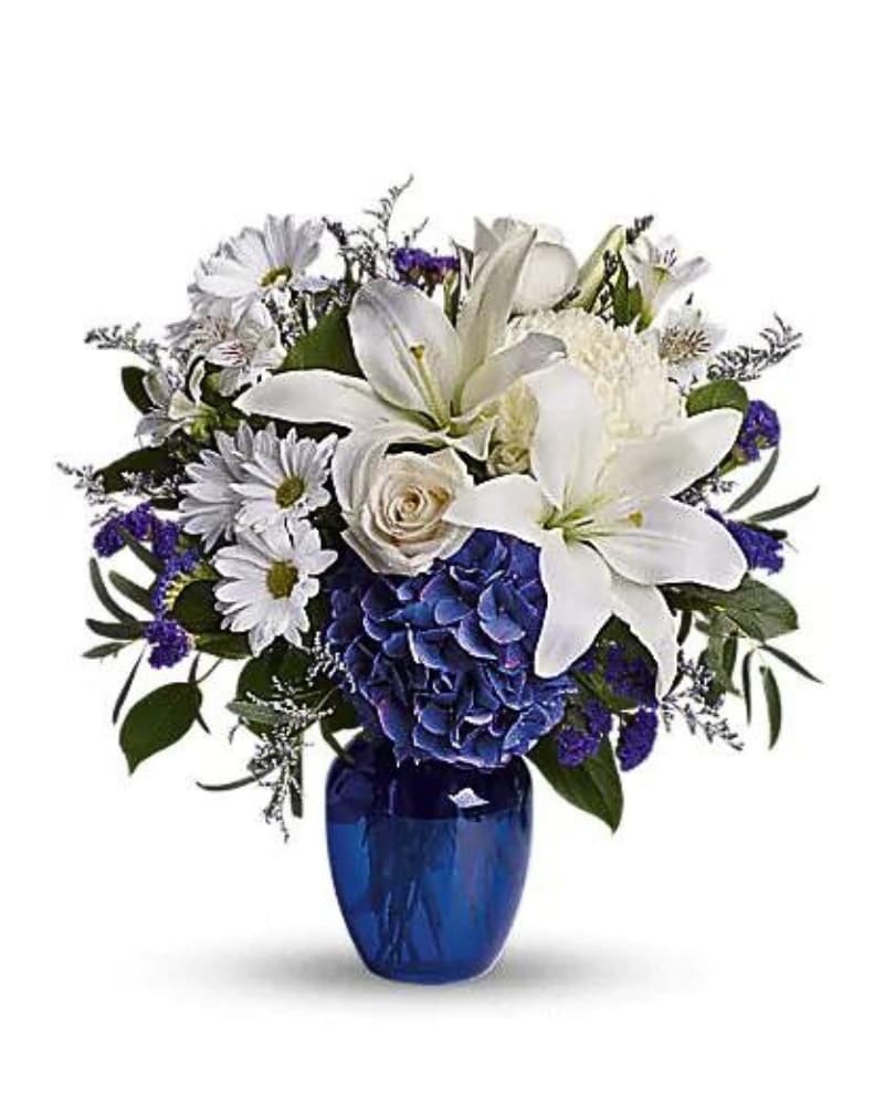 Beautiful in Blue in St. Louis MO - Alex Waldbart Florist & Flower